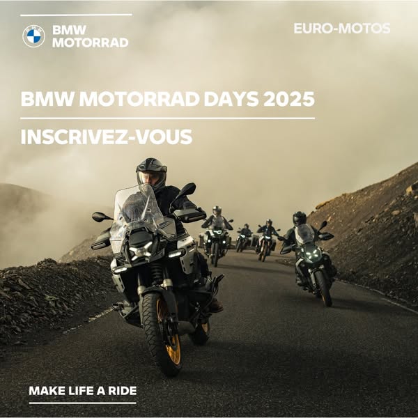 Partez pour un road trip all-in aux BMW Motorrad Days 2025
